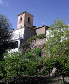 Iglesia de Lobras en La Alpujarra de Granada