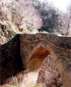 Puente de la Tableta de V�lor en La Alpujarra de Granada